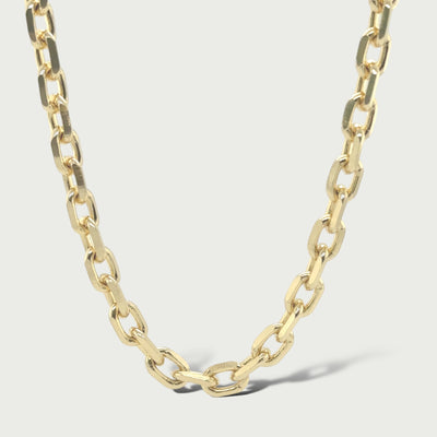 18ct Gold Fill chain 'BO' 7.0 mm 40/45/50/60/70 cm