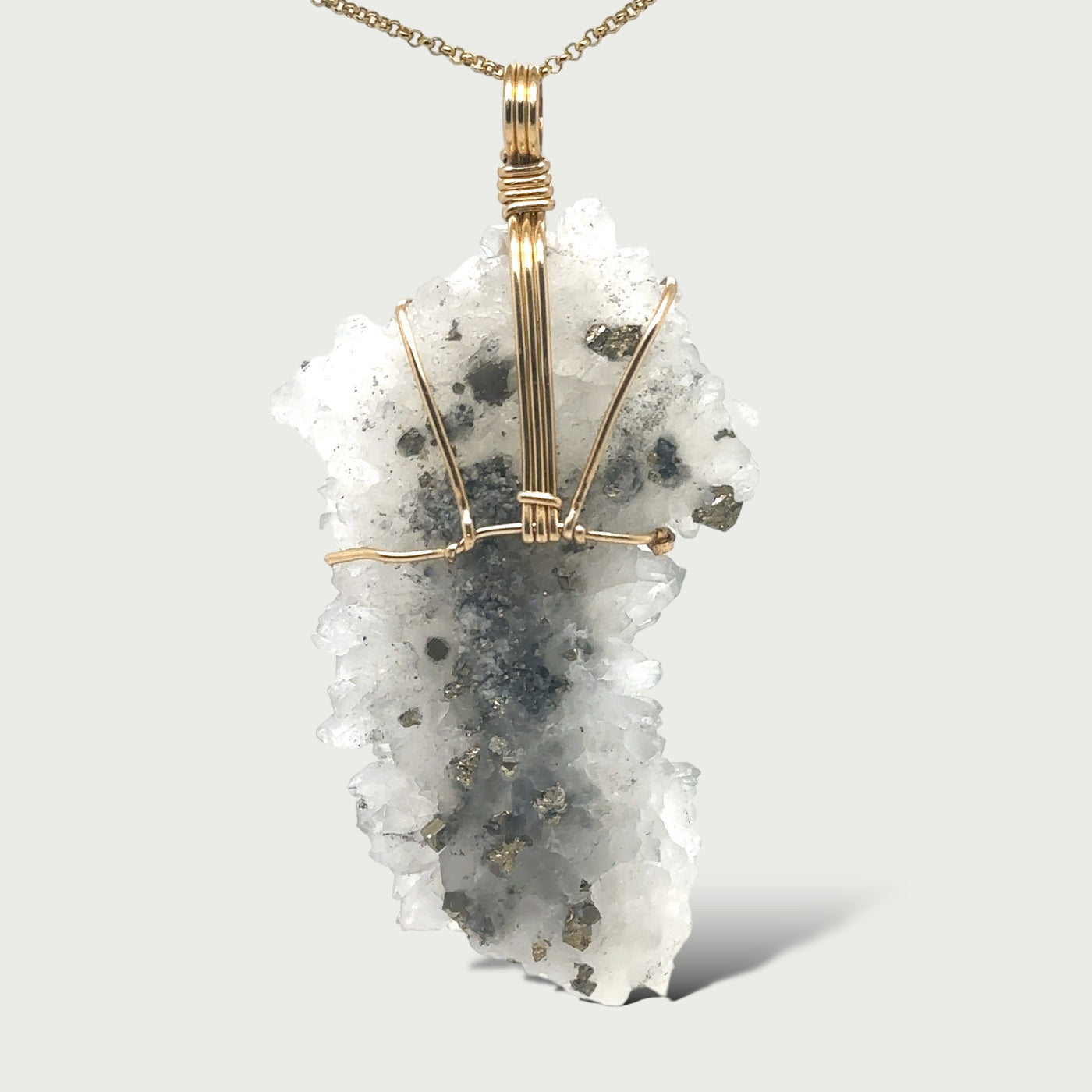 QUARTZ W/ PYRITE