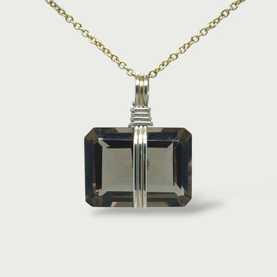 Smoky Quartz SQ199 (Silver)