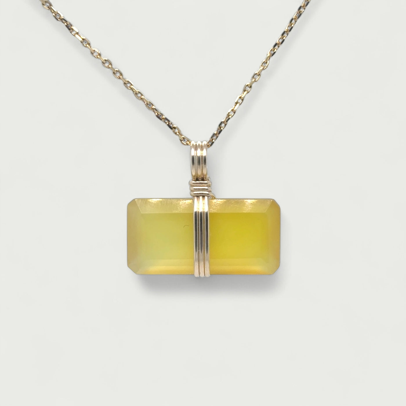 Yellow Chalcedony YC011